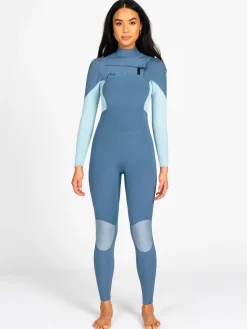A Series Ecoprene 3/2 Chest Zip Long Sleeve Steamer Wetsuit | Rusty Outlet