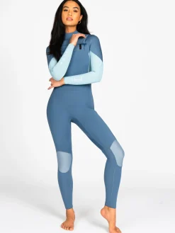 A Series Ecoprene 3/2 Chest Zip Long Sleeve Steamer Wetsuit | Rusty Outlet