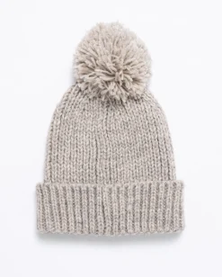 Academy Embroidered Pom Pom Beanie | Rusty Clearance