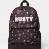 Academy Floral Patterned Backpack Girls | Rusty Clearance