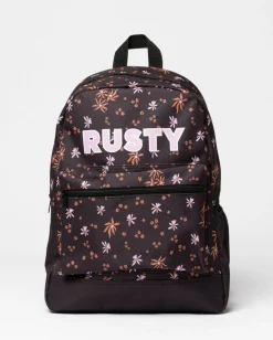 Academy Floral Patterned Backpack Girls | Rusty Cheap