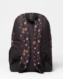 Academy Floral Patterned Backpack Girls | Rusty Clearance