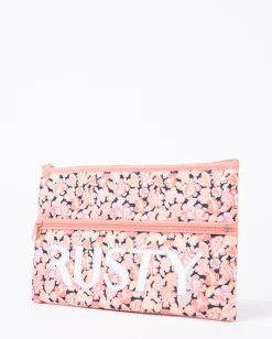 Academy Floral Printed Pencil Case Girls | Rusty Fashion