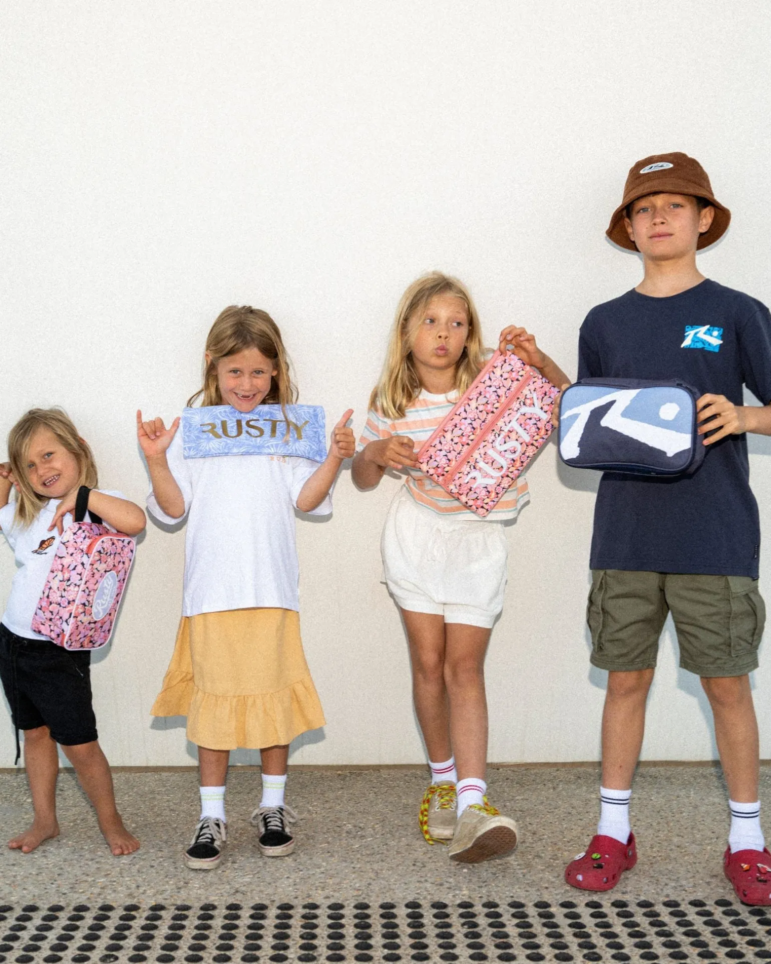 Academy Floral Printed Pencil Case Girls | Rusty Clearance
