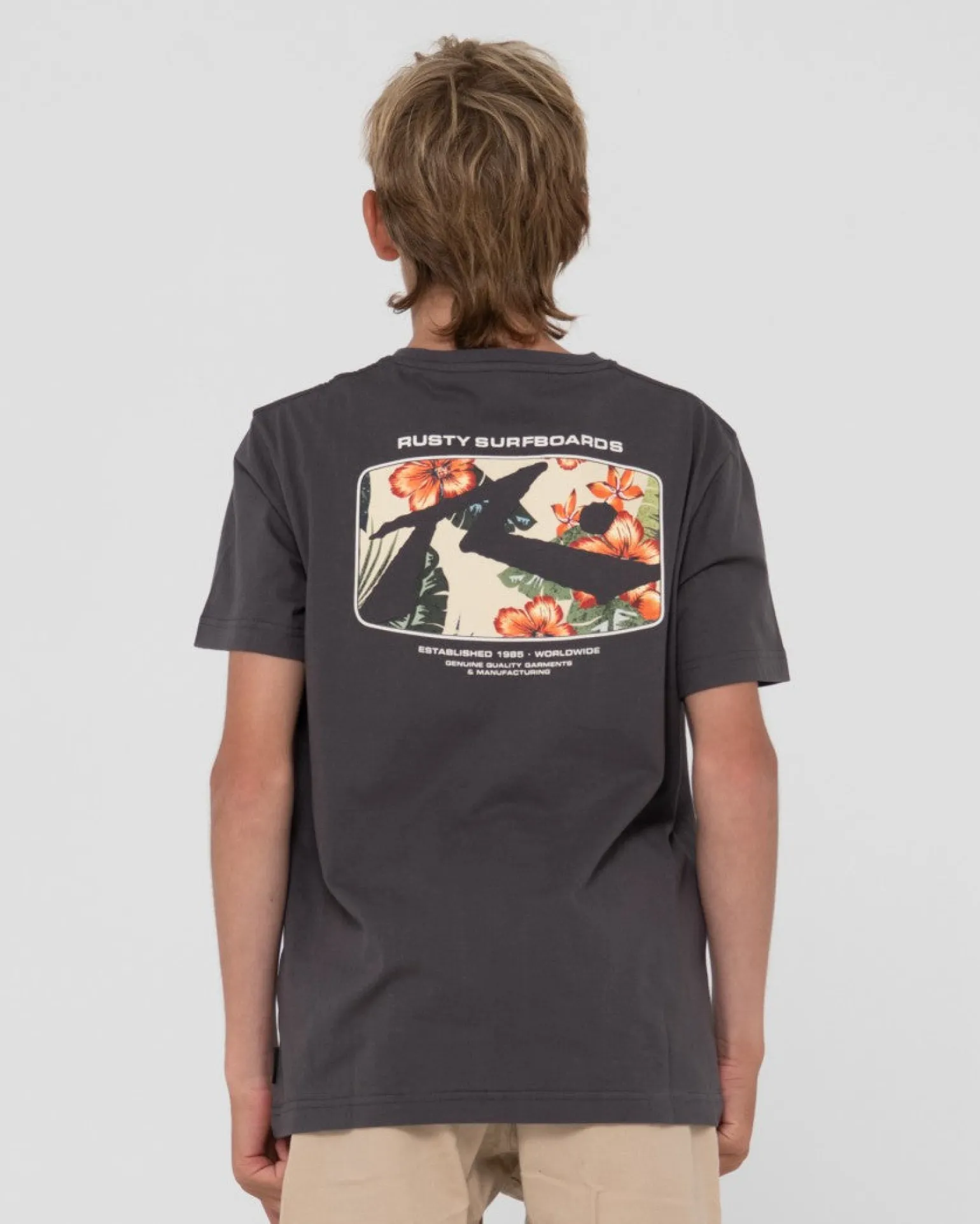 Advocate Short Sleeve Graphic Tee Boys | Rusty Fashion