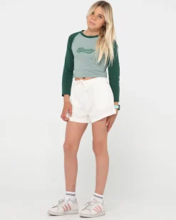 Alannah Lounge Linen Short Girls | Rusty Discount