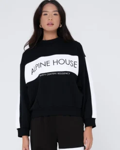 Alpine House Oversize Crew Neck Fleece | Rusty Online