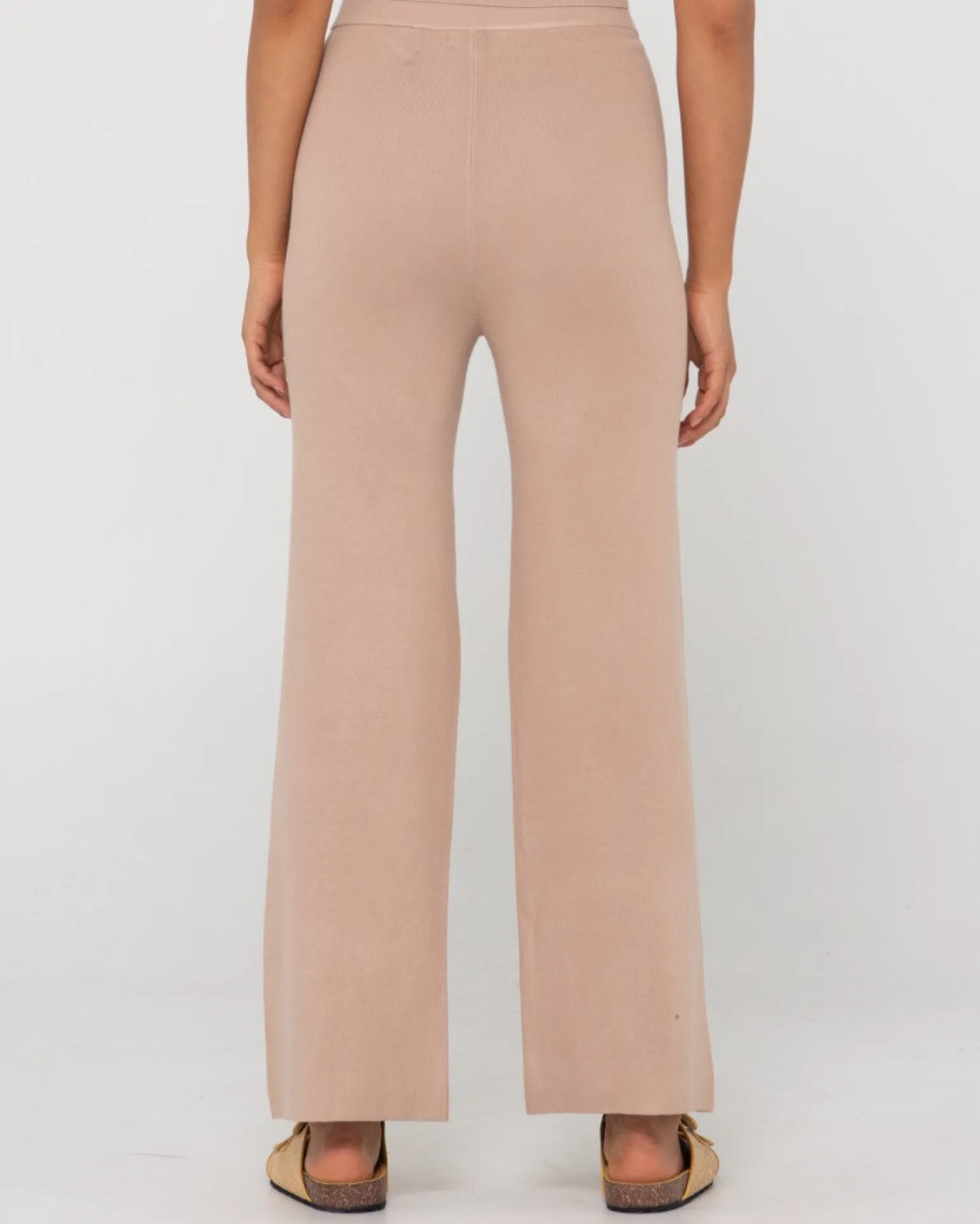 Amelia High Waisted Wide Leg Knit Pant | Rusty Fashion