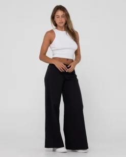 Amelia Knit Racer Crop Tank Top | Rusty Store