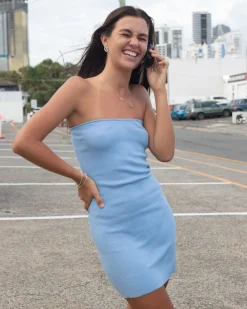 Amelia Knit Strapless Mini Dress | Rusty Sale