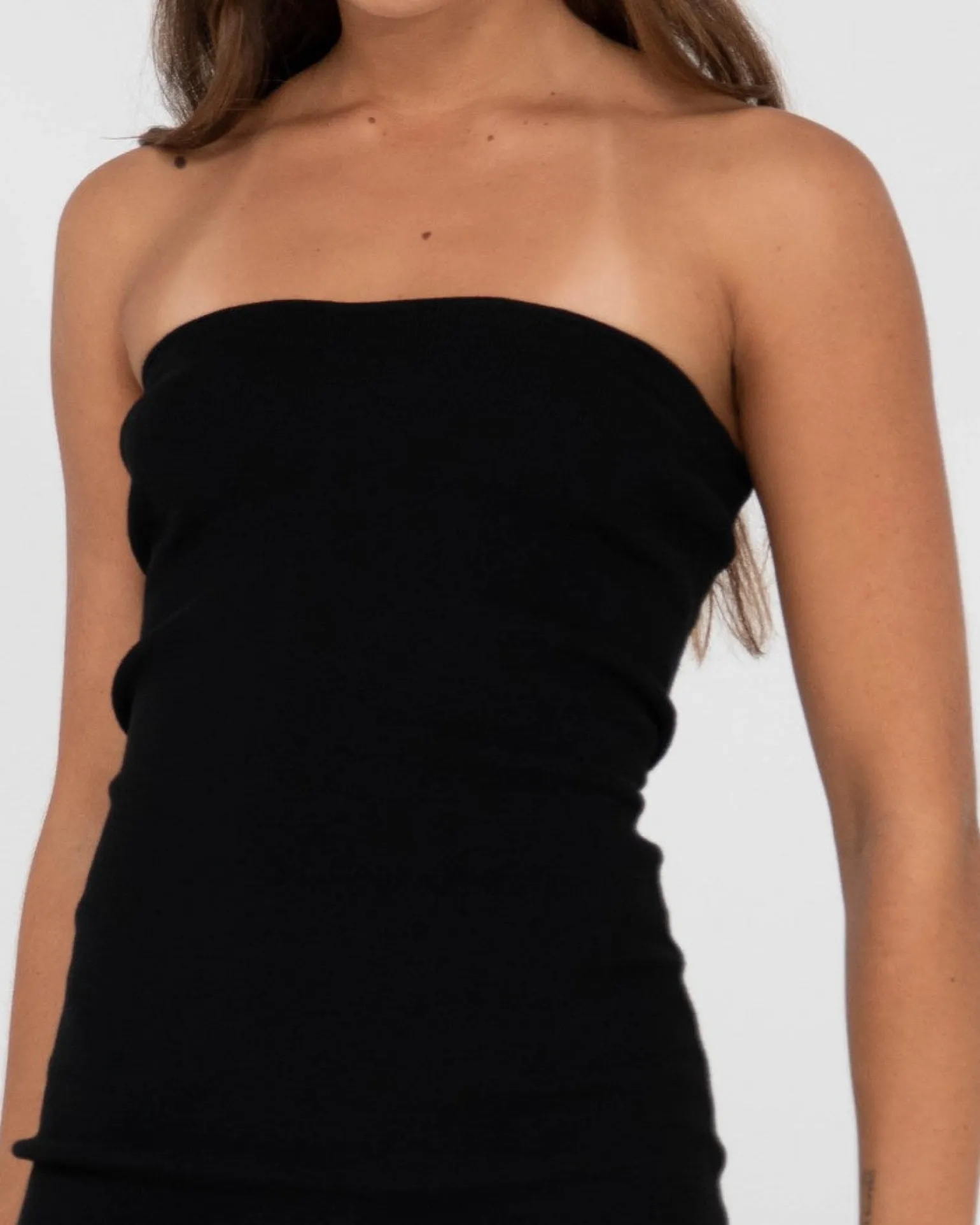 Amelia Knit Strapless Mini Dress | Rusty New