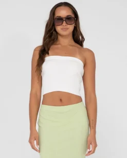 Amelia Strapless Knit Crop Top | Rusty Sale