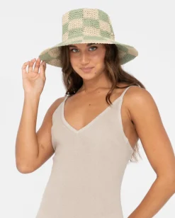 Ariel Natural Straw Bucket Hat | Rusty Flash Sale