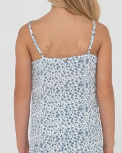 Balnear Floral Printed Mini Dress Girls | Rusty Flash Sale