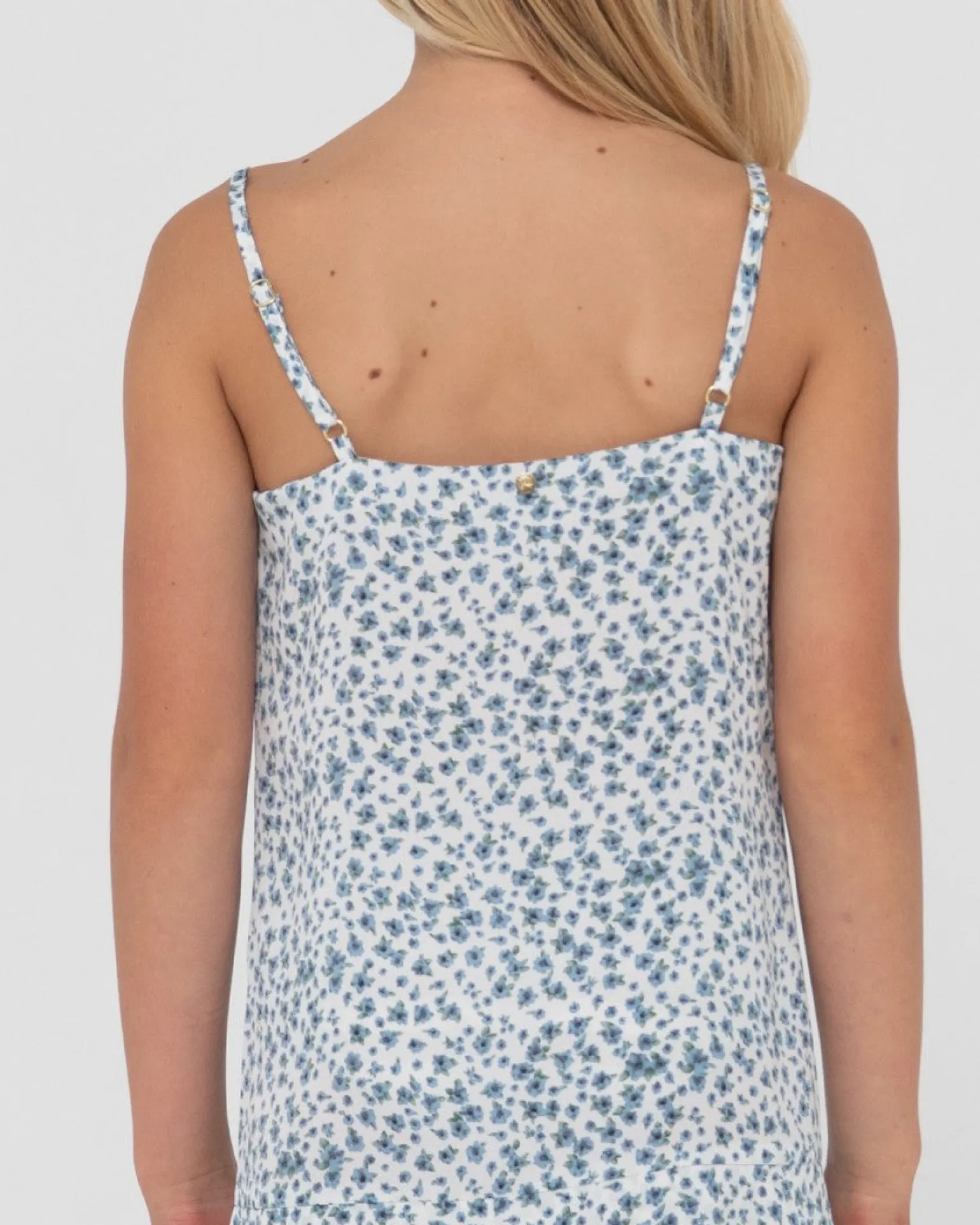 Balnear Floral Printed Mini Dress Girls | Rusty Flash Sale