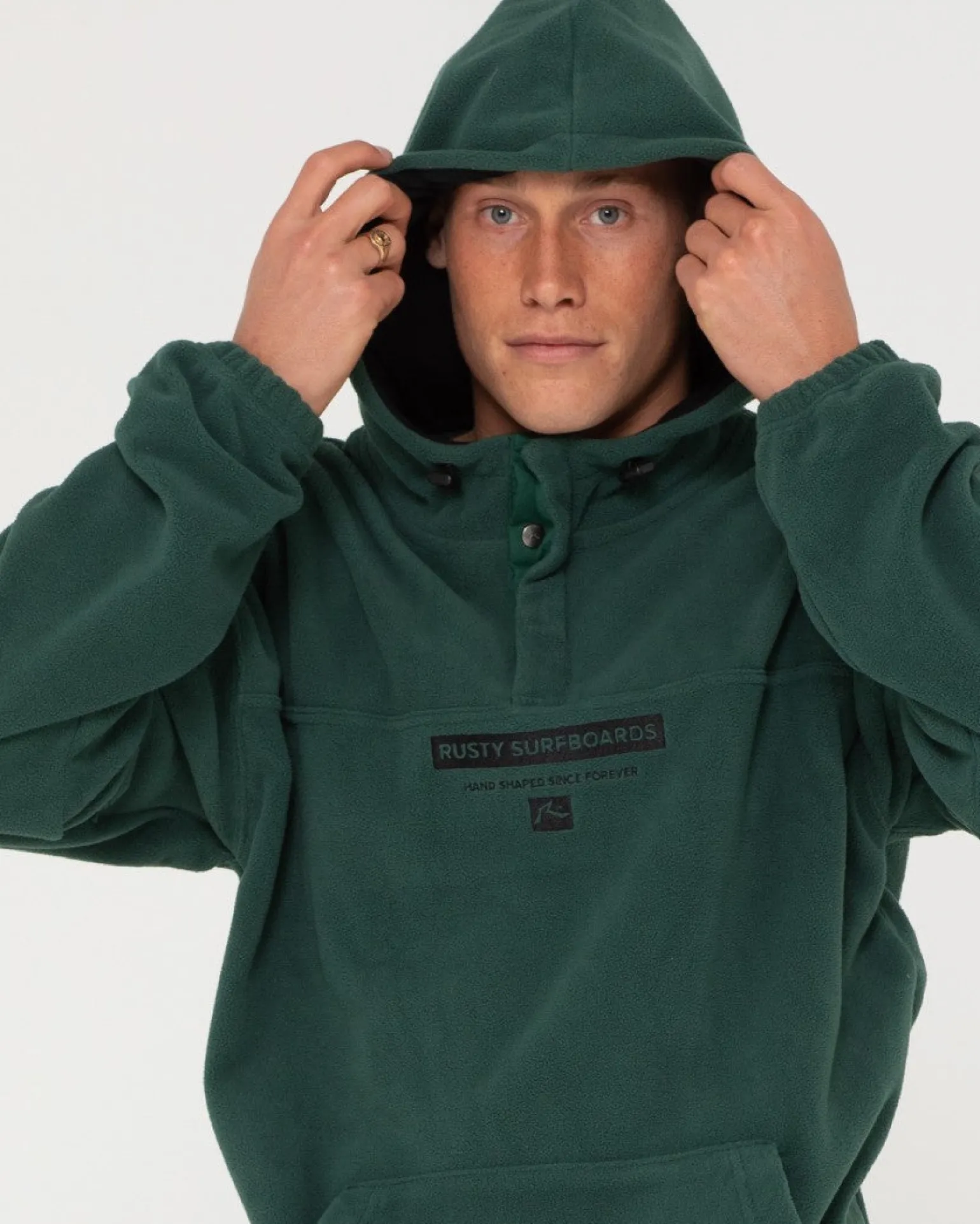 Big Bare Hood Polar Fleece | Rusty Clearance