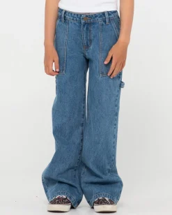 Billie Low Denim Carpenter Pant Girls | Rusty Cheap