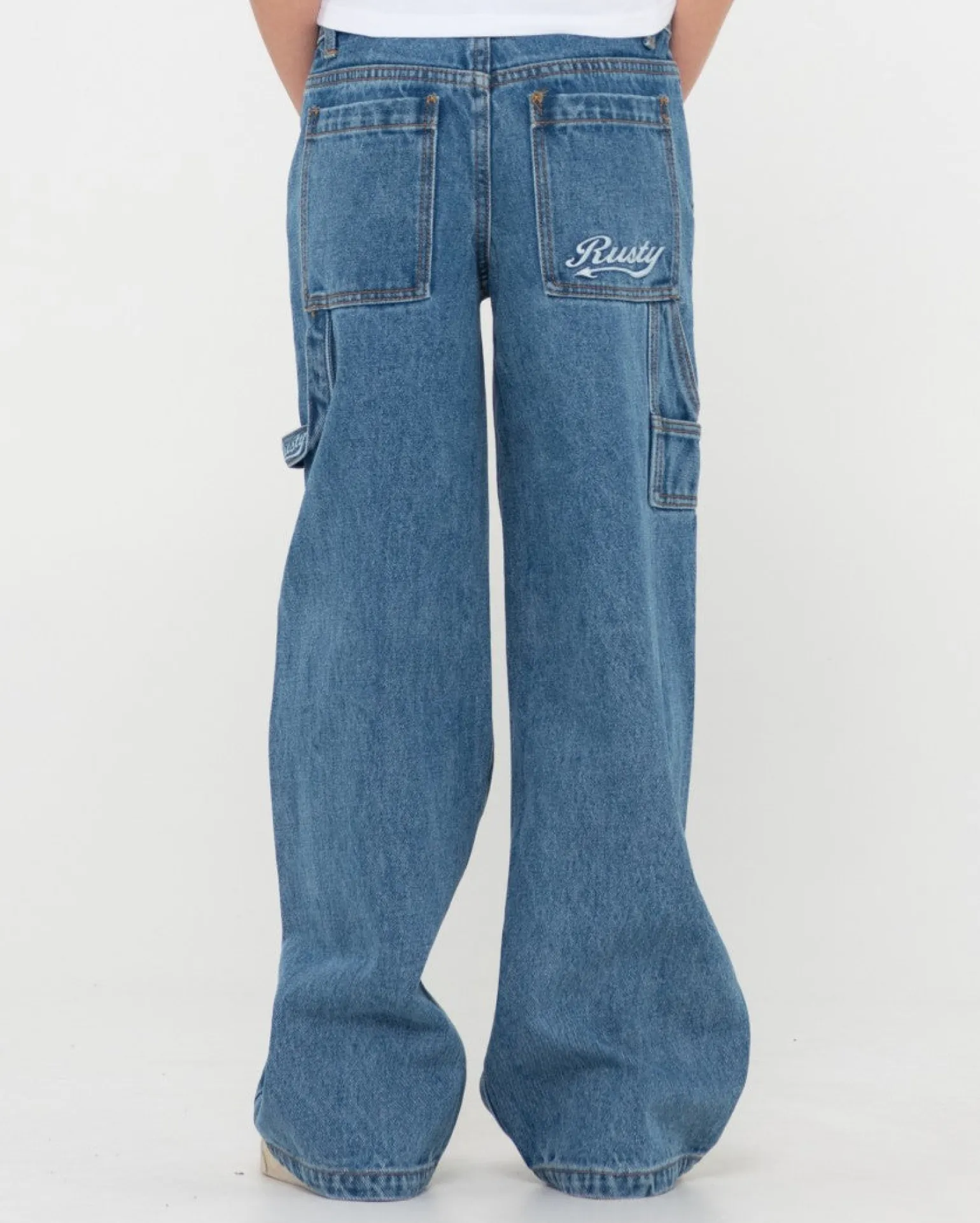 Billie Low Denim Carpenter Pant Girls | Rusty Cheap
