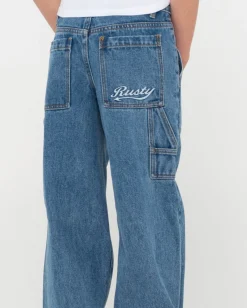 Billie Low Denim Carpenter Pant Girls | Rusty Cheap