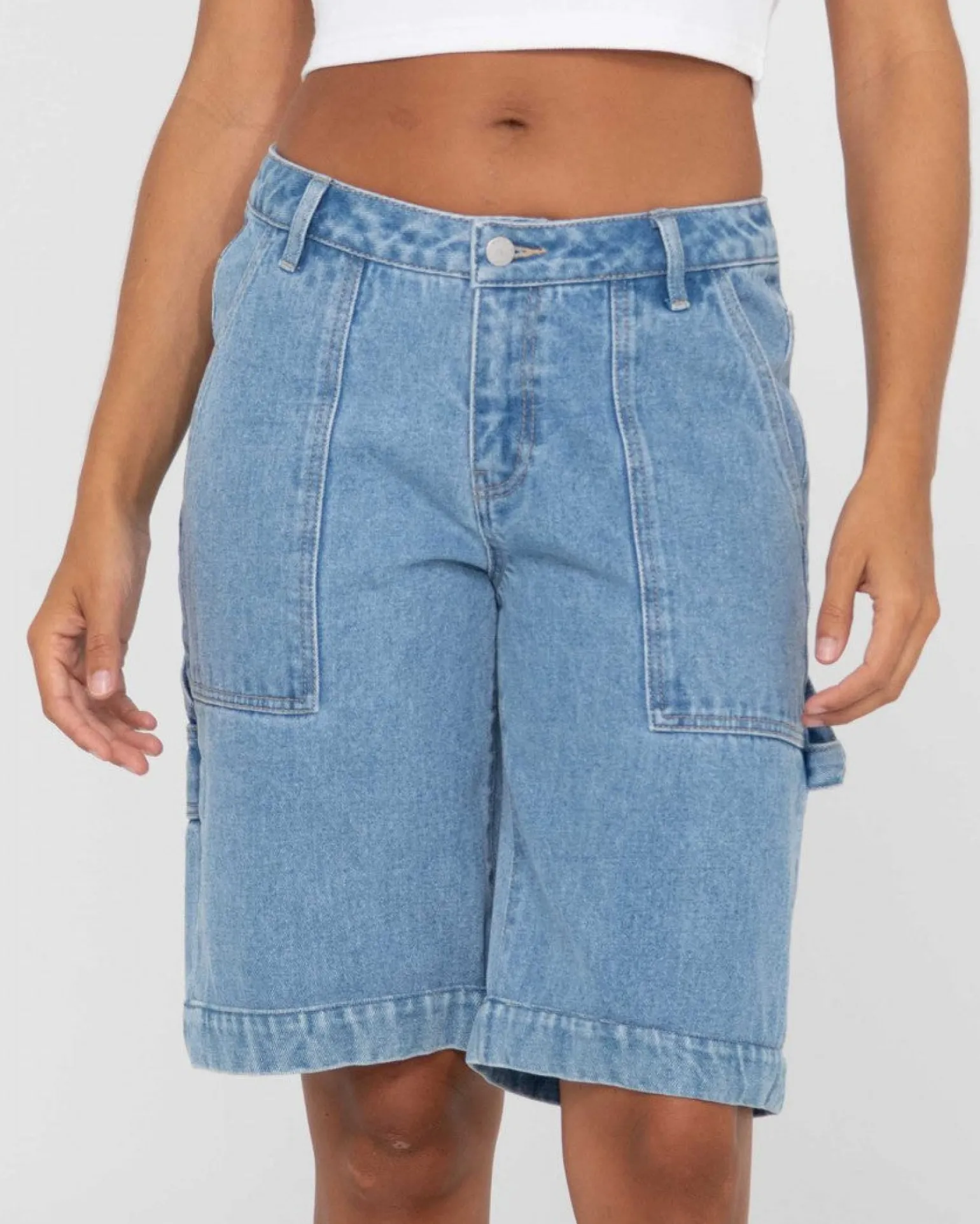 Billie Low Rise Carpenter Jort | Rusty Sale