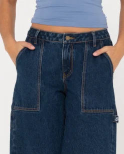 Billie Low Rise Carpenter Jort | Rusty Clearance