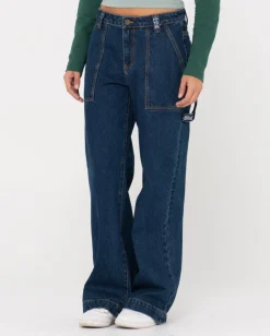 Billie Low Rise Denim Carpenter Jean | Rusty Sale