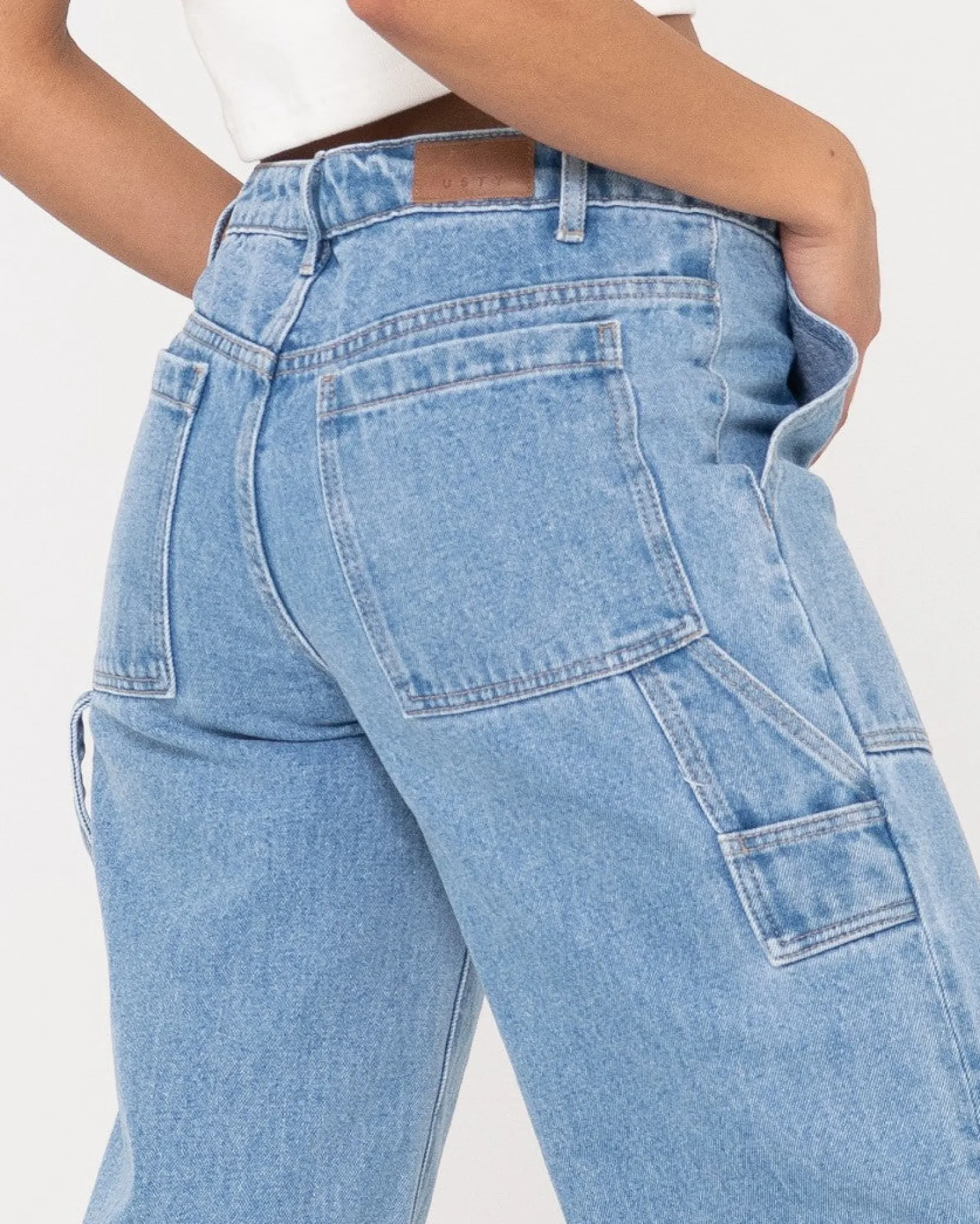 Billie Low Rise Denim Carpenter Jean | Rusty Store
