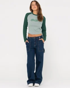 Billie Low Rise Denim Carpenter Jean | Rusty Sale
