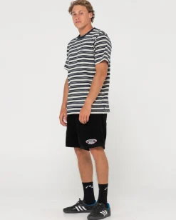 Biscuits Striped Short Sleeve Tee | Rusty Online
