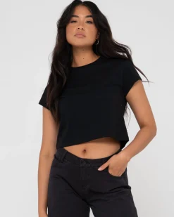 Blanks Baby Tee | Rusty Cheap