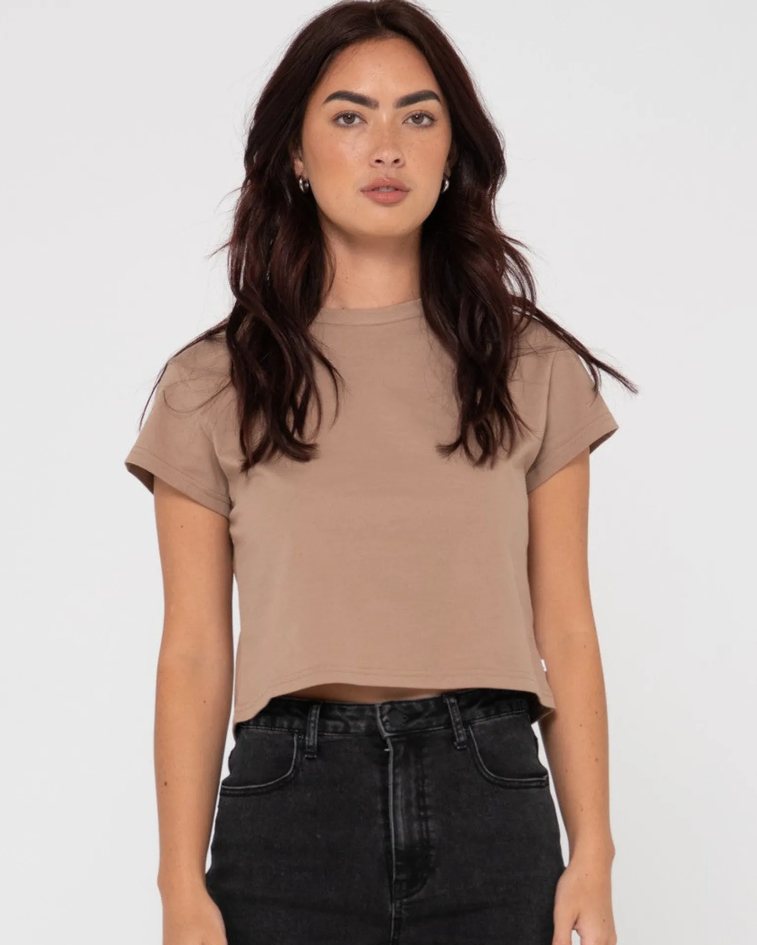 Blanks Baby Tee | Rusty Hot