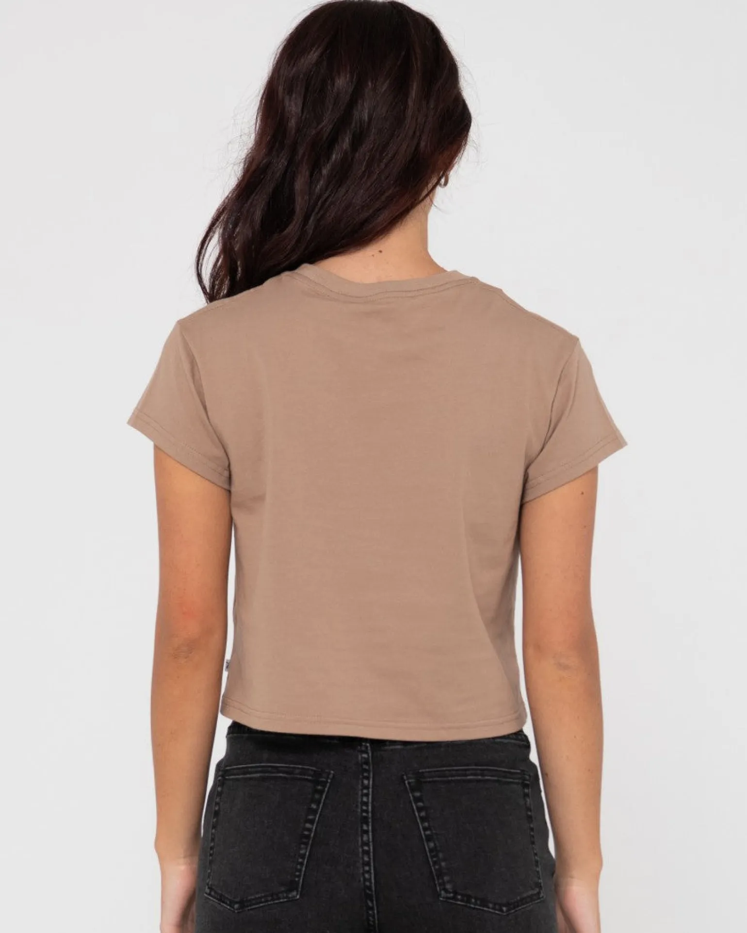 Blanks Baby Tee | Rusty Cheap