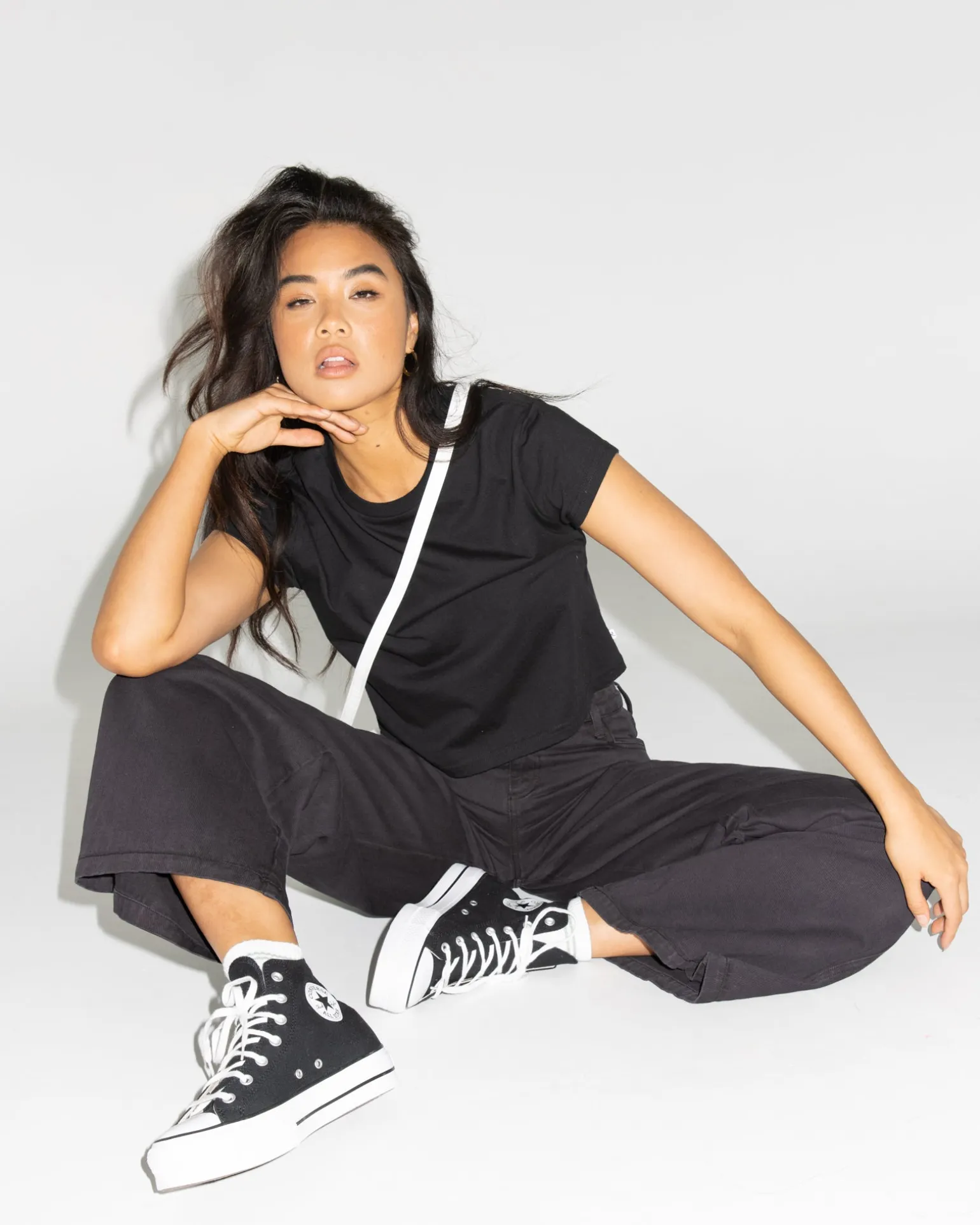Blanks Baby Tee | Rusty Online