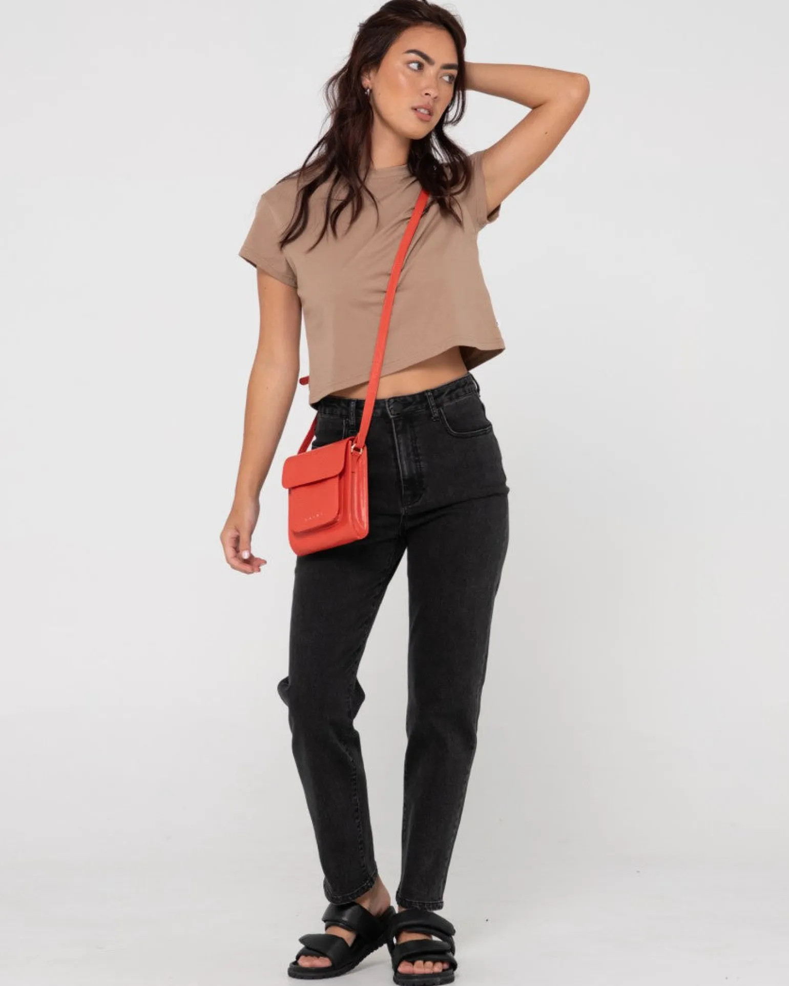 Blanks Baby Tee | Rusty Hot