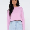 Blanks Long Sleeve Baby Tee | Rusty Best