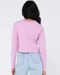 Blanks Long Sleeve Baby Tee | Rusty Fashion