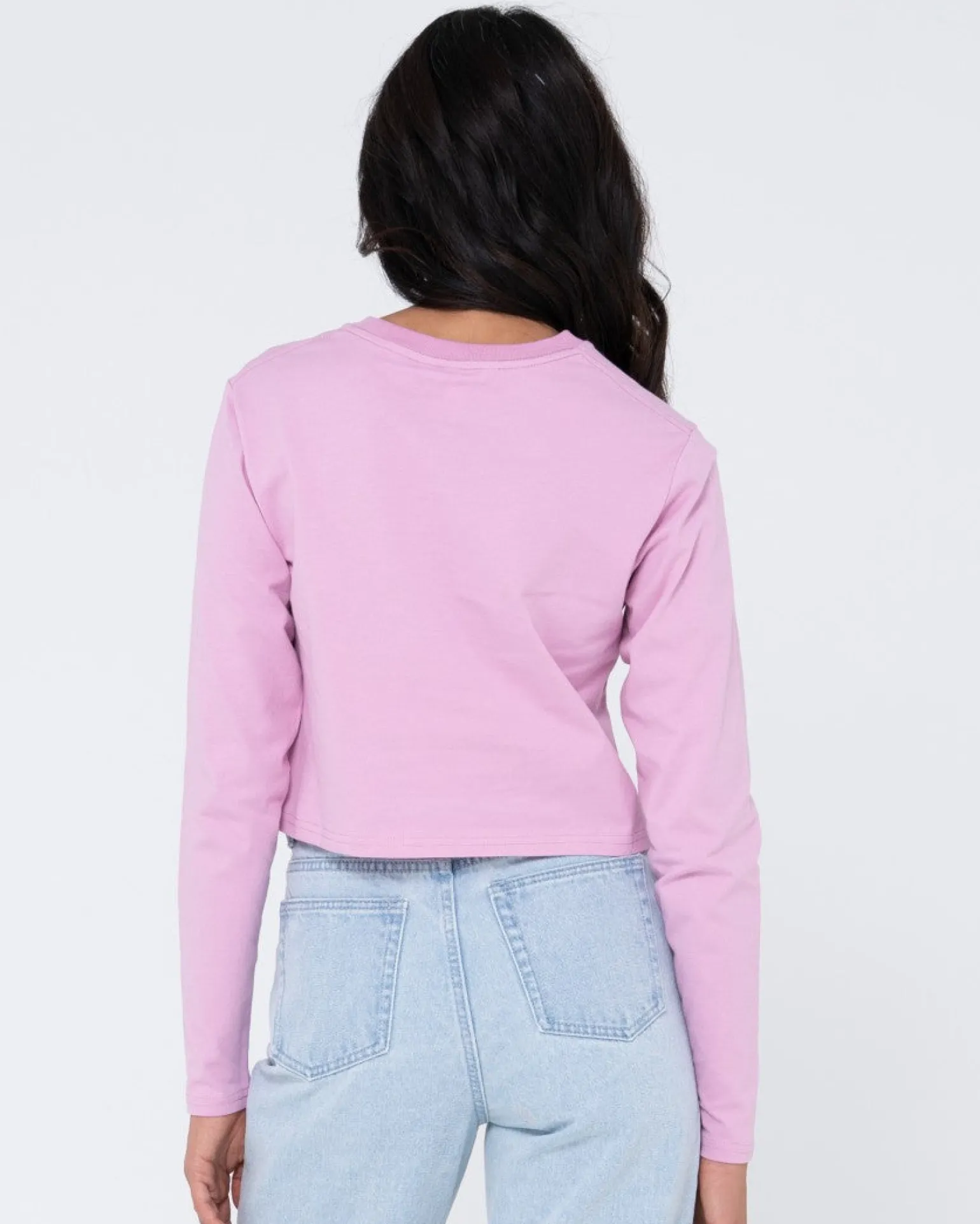 Blanks Long Sleeve Baby Tee | Rusty Best