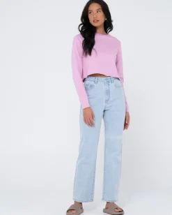 Blanks Long Sleeve Baby Tee | Rusty Fashion
