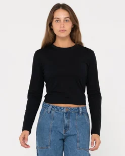 Blanks Long Sleeve Skimmer Tee | Rusty Best Sale