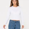 Blanks Long Sleeve Skimmer Tee | Rusty Fashion
