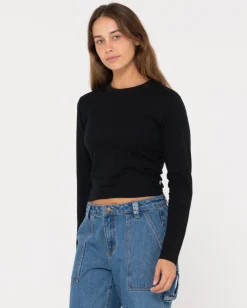 Blanks Long Sleeve Skimmer Tee | Rusty Best Sale