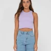 Blanks Racer Tank Top | Rusty Cheap