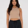 Blanks Racer Tank Top | Rusty Cheap