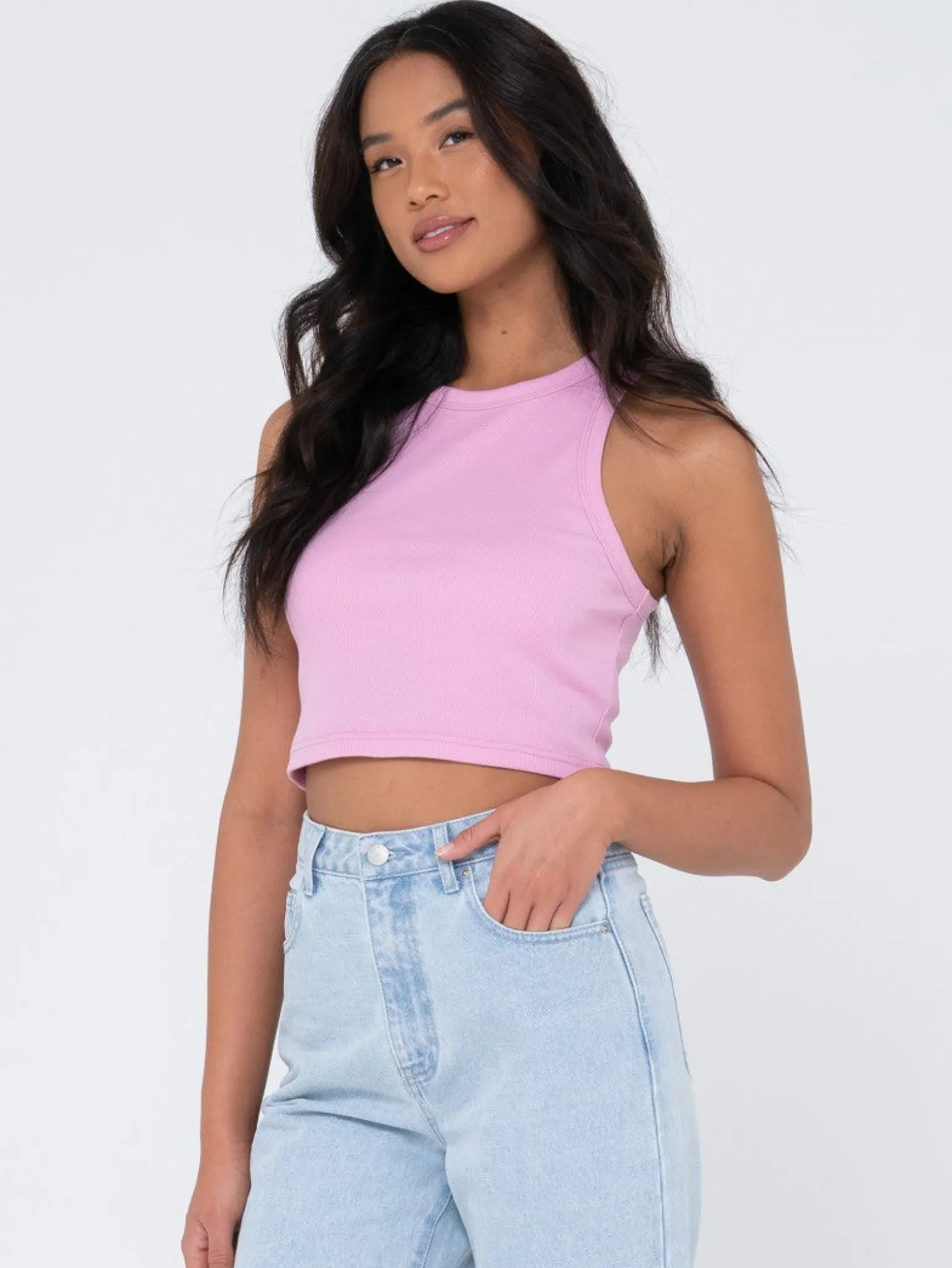 Blanks Racer Tank Top | Rusty Discount