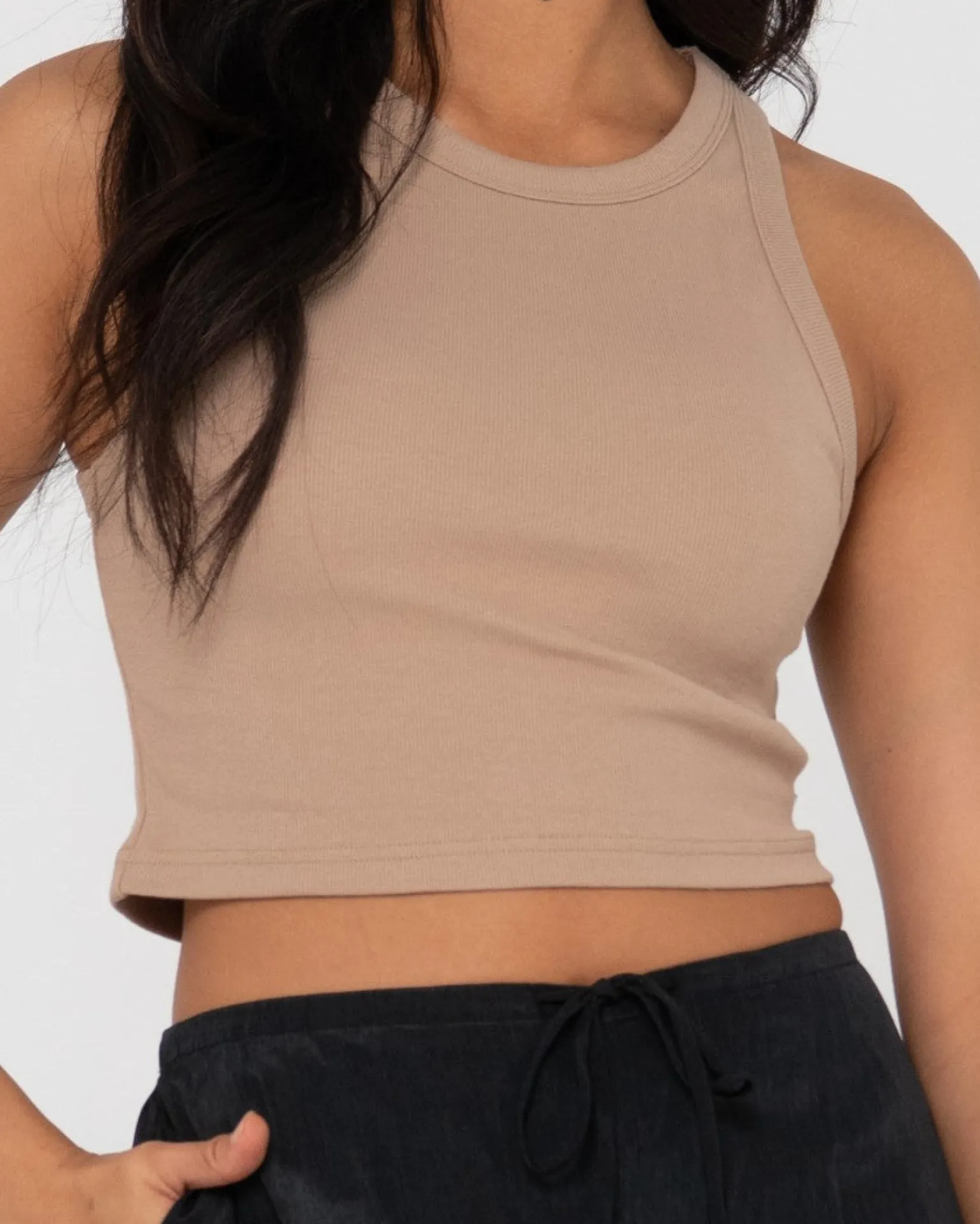 Blanks Racer Tank Top | Rusty Cheap
