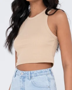 Blanks Racer Tank Top | Rusty Cheap