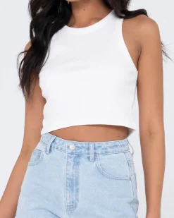 Blanks Racer Tank Top | Rusty New