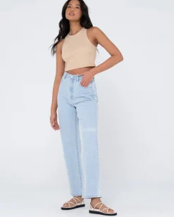 Blanks Racer Tank Top | Rusty Cheap