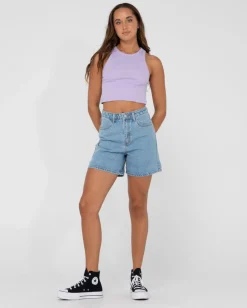 Blanks Racer Tank Top | Rusty Cheap