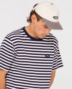 Blazewater Short Sleeve Striped Tee | Rusty Cheap